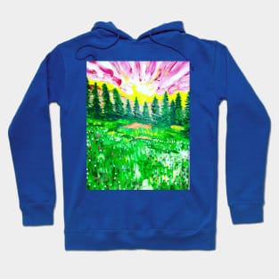 Oregon Mountain Sunset Hoodie